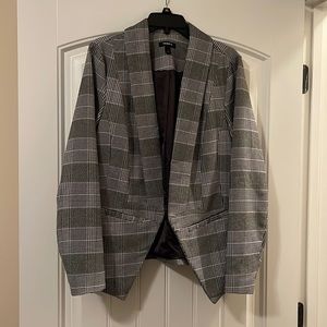 Houndstooth blazer